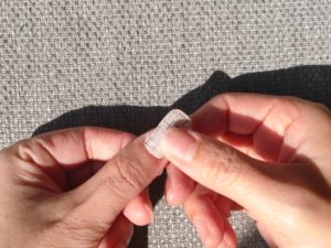 セミキュアネイルシール貼り方　使い方