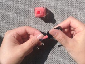 ダイソーディズニープリンセスはがせるネイル　塗り方